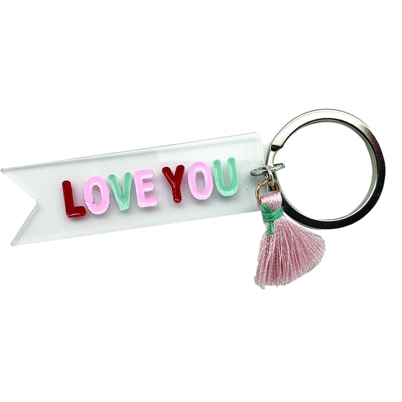 Love You Keyring