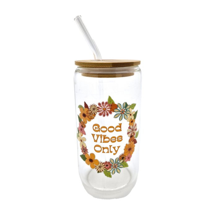 Good Vibes Glass