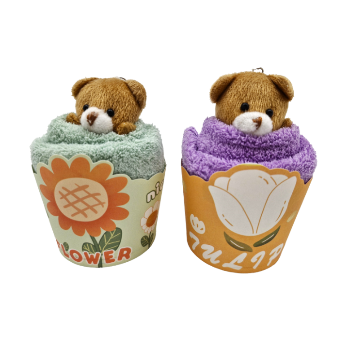 Cupcake Bear & Towel